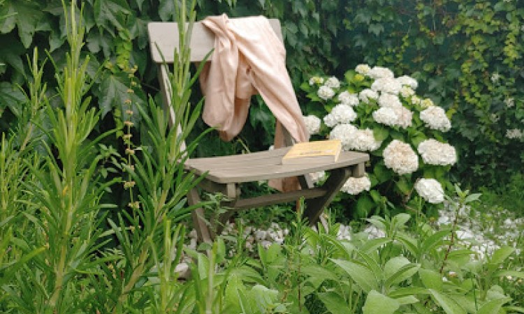 SETTING THE TABLE IN THE GARDEN